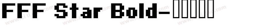 FFF Star Bold字体转换